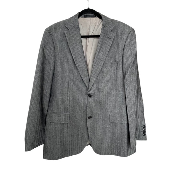 Hugo Boss Other - HUGO BOSS Men Black White Wool Blazer Jacket Sport Coat 42R